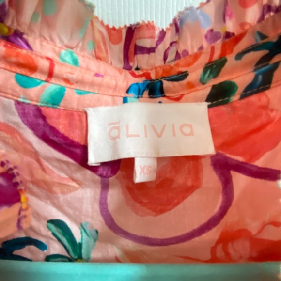 Tina Rainbow Floral Pink Sand Top Alivia - Picture 8 of 9